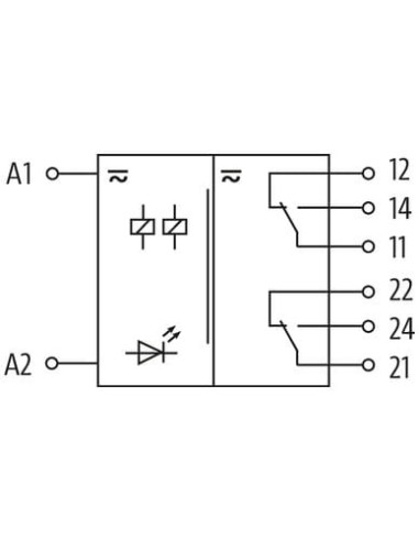 Przekaźnik MIRO 12.4 WE:230VAC/DC - WY:250VAC/DC/6A 52140 | Elektronika | Eshop Dopak | Wszystko dla Przemysłu