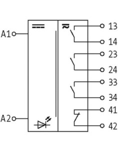 Moduł przekaźnika RM 131/24 WE:24VDC-WY:250VAC/DC/5A 51301 | Elektronika | Eshop Dopak | Wszystko dla Przemysłu 2