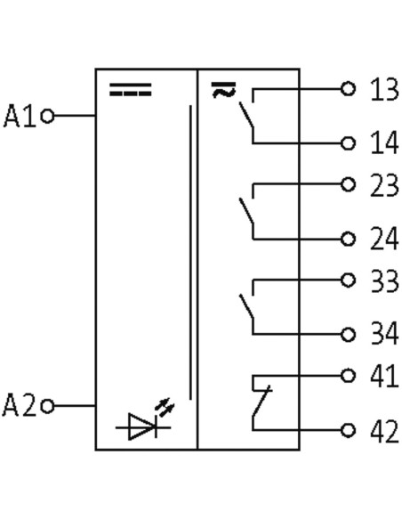 Moduł przekaźnika RM 131/24 WE:24VDC-WY:250VAC/DC/5A 51301 | Elektronika | Eshop Dopak | Wszystko dla Przemysłu