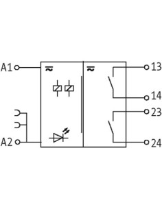 Przekaźnik MIRO 12.4 WE:24VAC/DC - WY:250VAC/DC/6A 52104 | Elektronika | Eshop Dopak | Wszystko dla Przemysłu 2