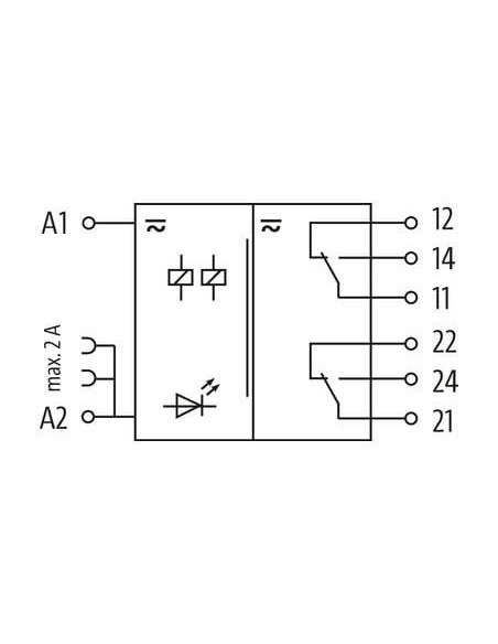 MIRO 12.4 24V-2U Przekaźnik 6652111 | Elektronika | Eshop Dopak | Wszystko dla Przemysłu