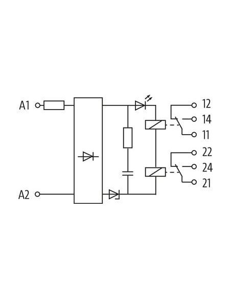 MIRO 12.4 110V-2U-FK Przekaźnik wejśc. 6652136 | Elektronika | Eshop Dopak | Wszystko dla Przemysłu