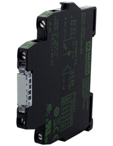 Optoizolator MIRO, WE:48VDC - WY:48VDC/2A 52501 | Elektronika | Eshop Dopak | Wszystko dla Przemysłu