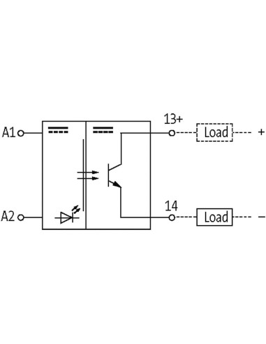 Optoizolator AMMS 18-1 WE:30VDC - WY:30VDC/1.2A 50201 | Elektronika | Eshop Dopak | Wszystko dla Przemysłu