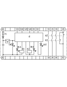 Przekaźnik bezpieczeństwa MIRO SAFE  STEP 24 3000-33113-3020050 | Elektronika | Eshop Dopak | Wszystko dla Przemysłu 2