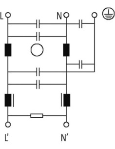 Filtr przeciwzakłóceniowy 1-fazowy, 2-poziomowy 10466 | Elektronika | Eshop Dopak | Wszystko dla Przemysłu 2