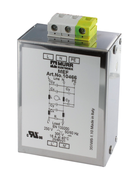 Filtr przeciwzakłóceniowy 1-faz,2-poziomowy 10464 | Elektronika | Eshop Dopak | Wszystko dla Przemysłu