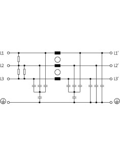 Filtr przeciwzakłóceniowy MEF, 3-fazowy, 1-poziomowy 10538 | Elektronika | Eshop Dopak | Wszystko dla Przemysłu 2