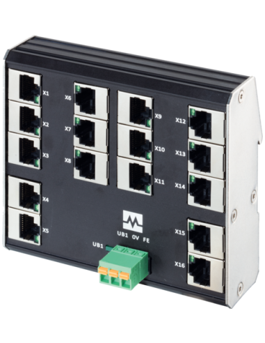 Przełącznik niezarządzalny Xenterra 16TX 100Mbit 58904 | Elektronika | Eshop Dopak | Wszystko dla Przemysłu