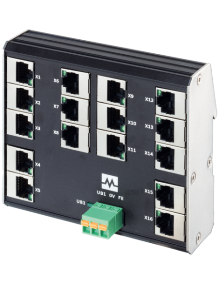 Przełącznik niezarządzalny Xenterra 16TX 100Mbit 58904 | Elektronika | Eshop Dopak | Wszystko dla Przemysłu