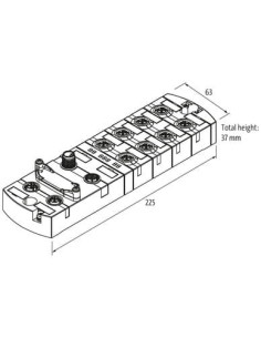 Przełącznik zarządzający Xelity, PROFINET,IP67, 5P 58855 | Elektronika | Eshop Dopak | Wszystko dla Przemysłu 2