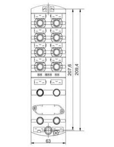 Xelity 8   2TX Niezarządzalny podłączenie IP67 8 x GE 2 x 2,5GE 5-pin 58950 | Elektronika | Eshop Dopak | Wszystko dla Przemysłu 2