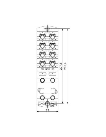 Xelity 8   2TX Niezarządzalny podłączenie IP67 8 x GE 2 x 2,5GE 5-pin 58950 | Elektronika | Eshop Dopak | Wszystko dla Przemysłu