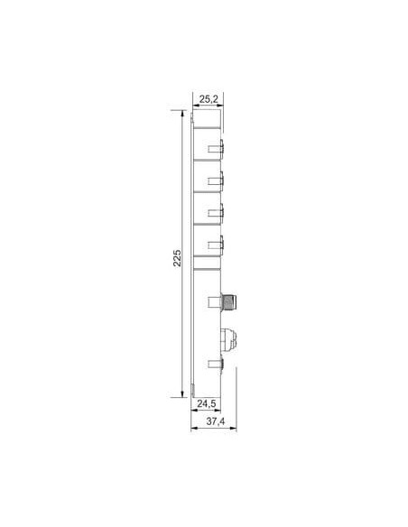Przełącznik zarządzający Xelity 6TX ProfiNet z 1000Mbit   4 Power M12 IP67 M12L 58847 | Elektronika | Eshop Dopak | Wszystko dla