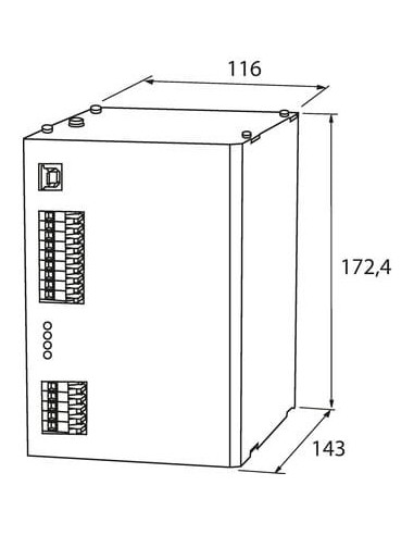 Moduł buforowy MB Cap Ultra, WE:12/24VDC WY:12/24VDC/10A max.38s 85467 | Elektronika | Eshop Dopak | Wszystko dla Przemysłu