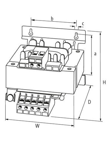 Transformator 1-fazowy MST 86157 | Elektryka | Eshop Dopak | Wszystko dla Przemysłu