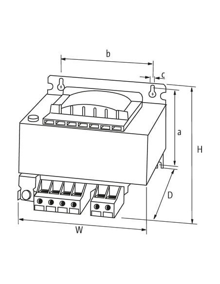 Transformator 1-fazowy MET 86051 | Elektryka | Eshop Dopak | Wszystko dla Przemysłu