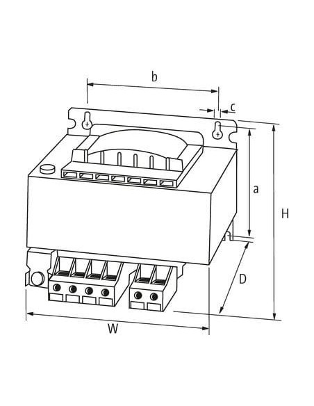 Transformator 1-fazowy MET 86021 | Elektryka | Eshop Dopak | Wszystko dla Przemysłu