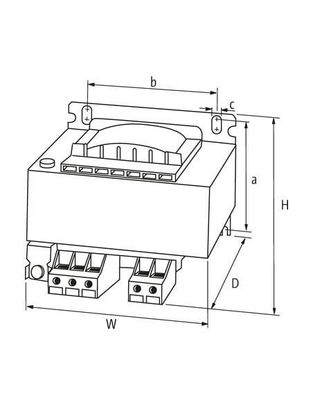 Transformator MTS 1-fazowy 86348 | Elektryka | Eshop Dopak | Wszystko dla Przemysłu