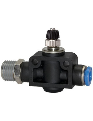 Zawór dławiąco-zwrotny wtykowy gwint R1/2, pod wąż 10 | Hydraulika | Eshop Dopak | Wszystko dla Przemysłu
