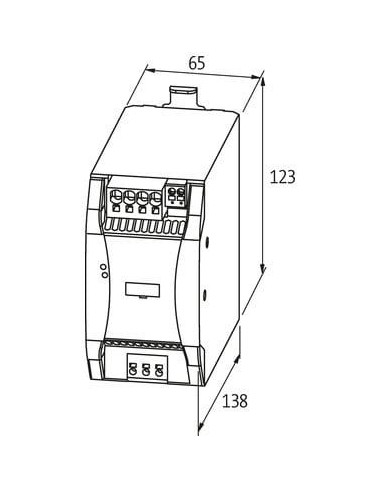 Zasilacz impulsowy Emparro 1-fazowy 85438 | Elektryka | Eshop Dopak | Wszystko dla Przemysłu