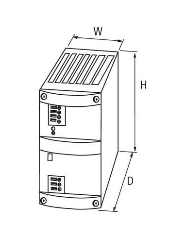 Zasilacz impulsowy MCS 2-fazowy 857725 | Elektryka | Eshop Dopak | Wszystko dla Przemysłu