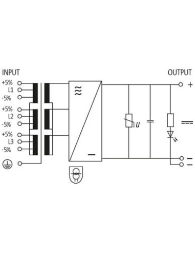 Zasilacz transformatorowy 3-fazowy MPL 85927 | Elektryka | Eshop Dopak | Wszystko dla Przemysłu