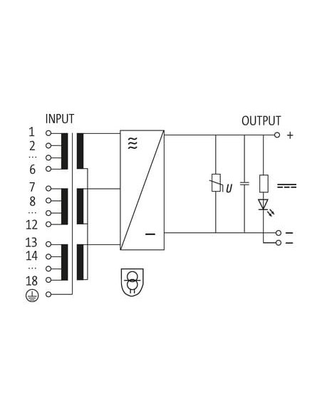 Zasilacz transformatorowy MPL 3-fazowy 85955 | Elektryka | Eshop Dopak | Wszystko dla Przemysłu