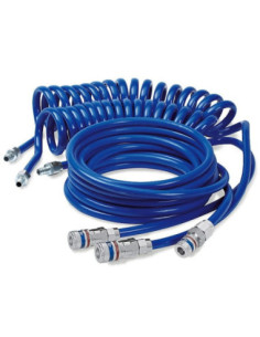 Wąż spiralny PU 11x16, 4 m seria 410, kompletny | Pneumatyka | Eshop Dopak | Wszystko dla Przemysłu