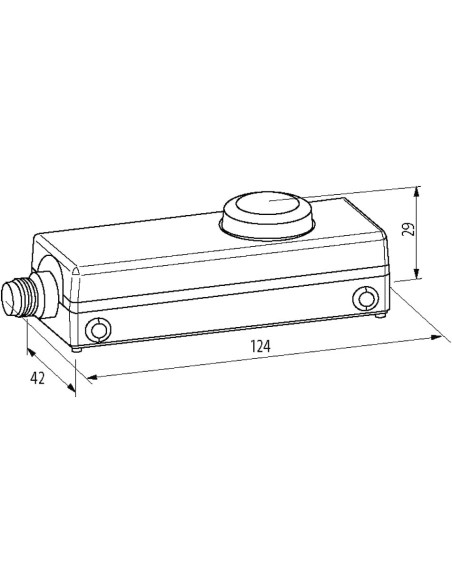 Przycisk IP65, złącze M12 69010 | Elektryka | Eshop Dopak | Wszystko dla Przemysłu