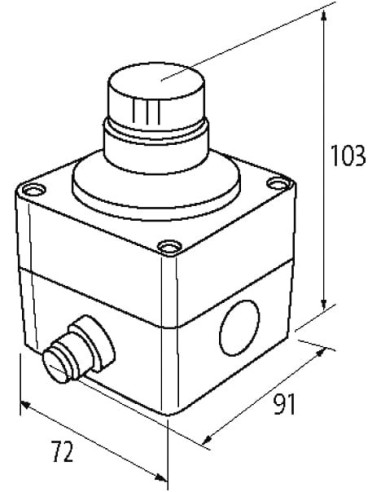 Przycisk E-Stop 72 2NC M12 69041 | Elektryka | Eshop Dopak | Wszystko dla Przemysłu