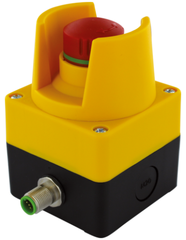 Przycisk E-Stop 72P 2NC M12 z osłoną 69040 | Elektryka | Eshop Dopak | Wszystko dla Przemysłu
