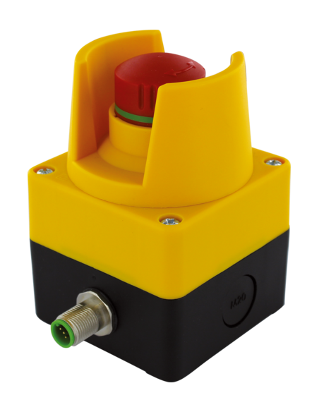 Przycisk E-Stop 72P 2NC M12 z osłoną 69040 | Elektryka | Eshop Dopak | Wszystko dla Przemysłu