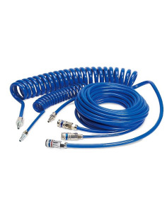 Wąż spiralny CEJN PU poliuretanowy fi 8x12 mm z szybkozłączami eSafe 300, długość 6 m, kompletny | Pneumatyka | Eshop Dopak | Ws