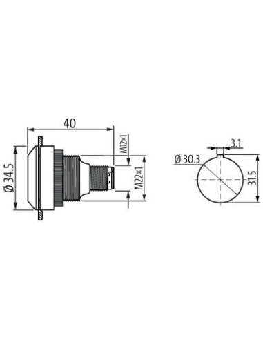 Lampa S 30 SL M12(4) 69115 | Elektryka | Eshop Dopak | Wszystko dla Przemysłu