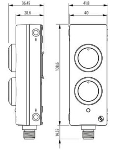 Przycisk IO-Link 2 P 42 2NO L M12(4) 69202 | Elektryka | Eshop Dopak | Wszystko dla Przemysłu 2