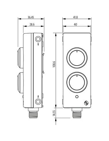 Przycisk IO-Link 2 P 42 2NO L M12(4) 69202 | Elektryka | Eshop Dopak | Wszystko dla Przemysłu