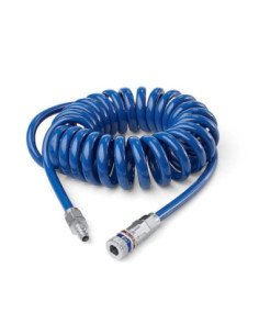 Wąż spiralny CEJN PU poliuretanowy fi 11x16 mm z szybkozłączami eSafe 320, długość 8 m, kompletny | Pneumatyka | Eshop Dopak | W