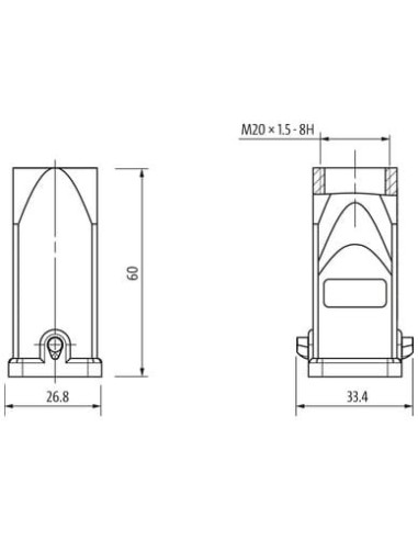 Obudowa Modlink Heavy A3, IP67, M20  70MH-GTANL-A01B100 | Przewody i Złącza | Eshop Dopak | Wszystko dla Przemysłu