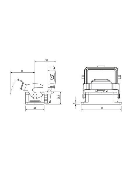 Obudowa Modlink Heavy B10 IP65  70MH-GAENL-B000010 | Przewody i Złącza | Eshop Dopak | Wszystko dla Przemysłu