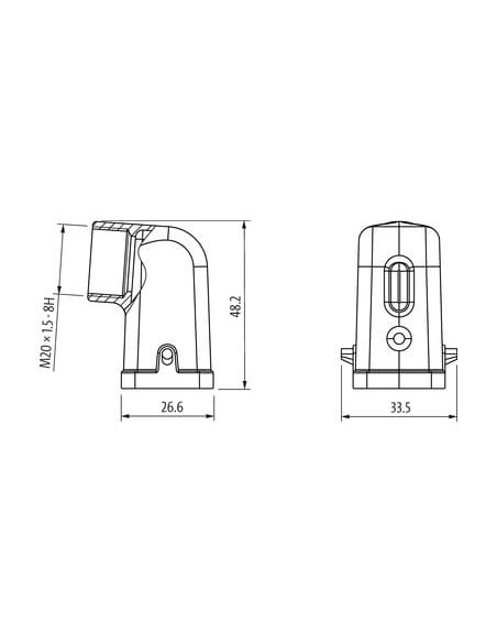Obudowa Modlink Heavy A3, IP20, niski profil,  70MH-GTANL-A02B000 | Przewody i Złącza | Eshop Dopak | Wszystko dla Przemysłu