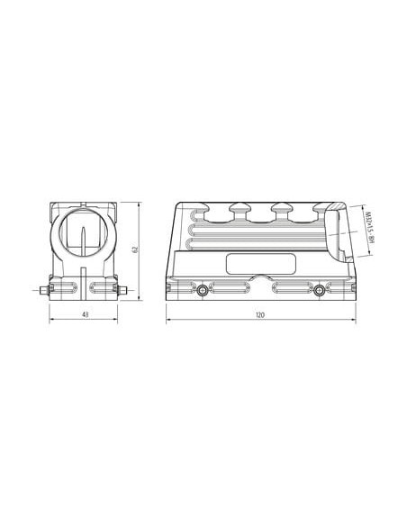 B24 niski profil, IP65 70MH-GTGNQ-A02D000 | Przewody i Złącza | Eshop Dopak | Wszystko dla Przemysłu