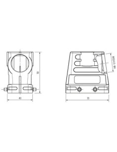 Budowa konstrukcji Modlink Heavy B10, wysoki profil, IP65, M32 70MH-GTEHQ-A02D000 | Przewody i Złącza | Eshop Dopak | Wszystko d 2