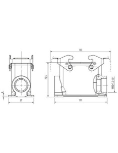 Budowa konstrukcji Modlink Heavy B16, wysoki profil, IP65 70MH-GSFHQ-B01D000 | Przewody i Złącza | Eshop Dopak | Wszystko dla Pr 2