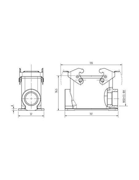 Budowa konstrukcji Modlink Heavy B16, wysoki profil, IP65 70MH-GSFHQ-B01D000 | Przewody i Złącza | Eshop Dopak | Wszystko dla Pr