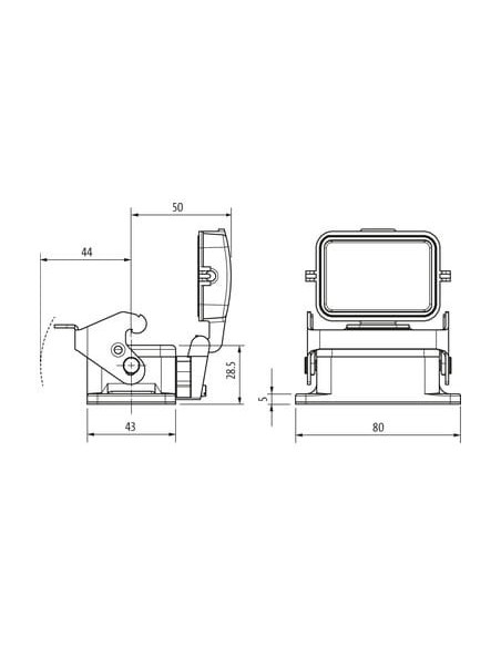 Budowa konstrukcji Modlink Heavy B6, IP65 70MH-GADNL-B000010 | Przewody i Złącza | Eshop Dopak | Wszystko dla Przemysłu