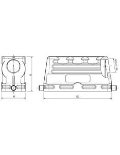 Budowa konstrukcji Modlink Heavy B24, niskoprofilowa, IP65 70MH-GTGNL-A02C000 | Przewody i Złącza | Eshop Dopak | Wszystko dla P 2