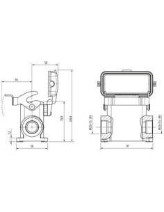 Obudowa Modlink Heavy B10, wysoki profil, IP65, M25 70MH-GSEHL-B02C010 | Przewody i Złącza | Eshop Dopak | Wszystko dla Przemysł 2