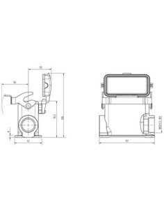 Obudowa Modlink Heavy B16 wysoki profil, IP65 70MH-GSFHL-B01D010 | Przewody i Złącza | Eshop Dopak | Wszystko dla Przemysłu 2