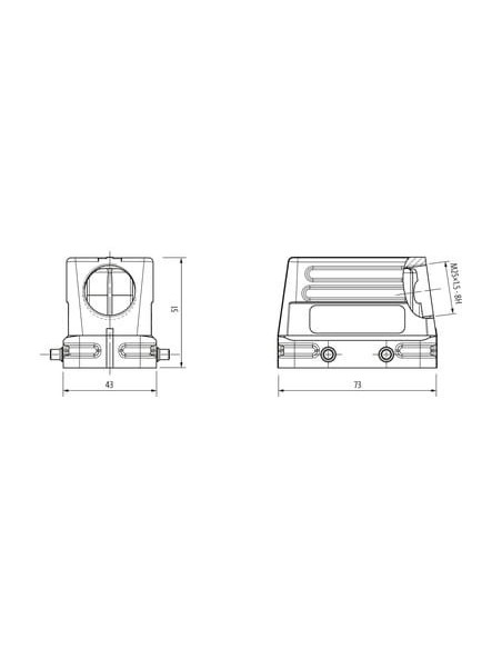 Budowa Modlink Heavy B10, IP67 70MH-GTENQ-A02C100 | Przewody i Złącza | Eshop Dopak | Wszystko dla Przemysłu
